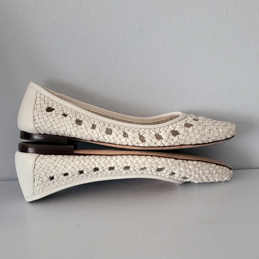Loeffler Randall Braded Leather Ballet Flats 6.5 - Picture 9 of 10